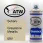 Preview: Subaru, Graystone Metallic, 09V: 400ml Sprühdose, von ATW Autoteile West.